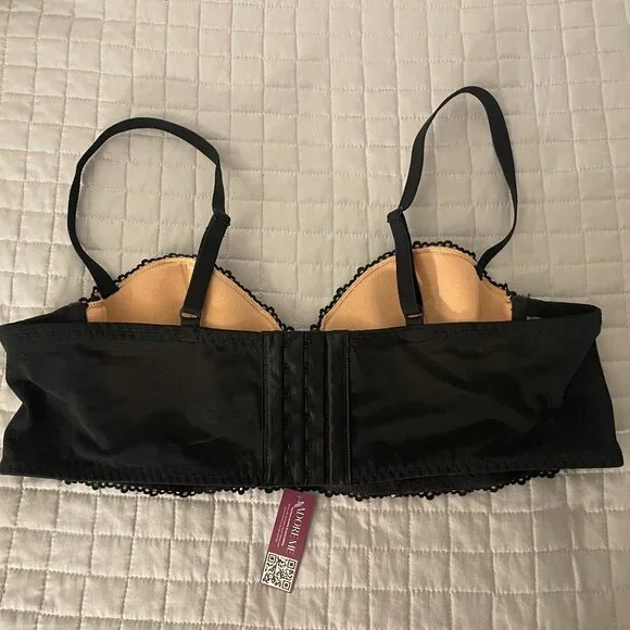 ADORE ME Nymphadora Contour Lace Bra in Black, Size 38B - Picture 5 of 6
